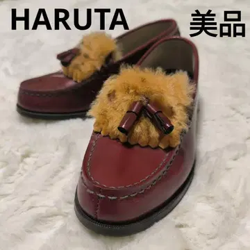 HARUTA 어나더 에디션 콜라보 버건디 로퍼 23