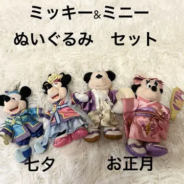 디즈니 봉제 인형 배지 히나마츠리 칠석