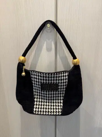 FEILER 하운드투스 체크 핸드 백