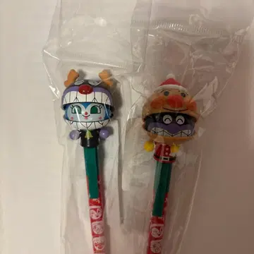 호빵맨 액션 볼펜 크리스마스 코킨짱 세균맨