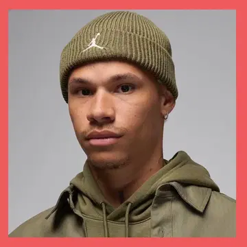 [ 새상품 ] NIKE 조던 비니 (미디엄 올리브)