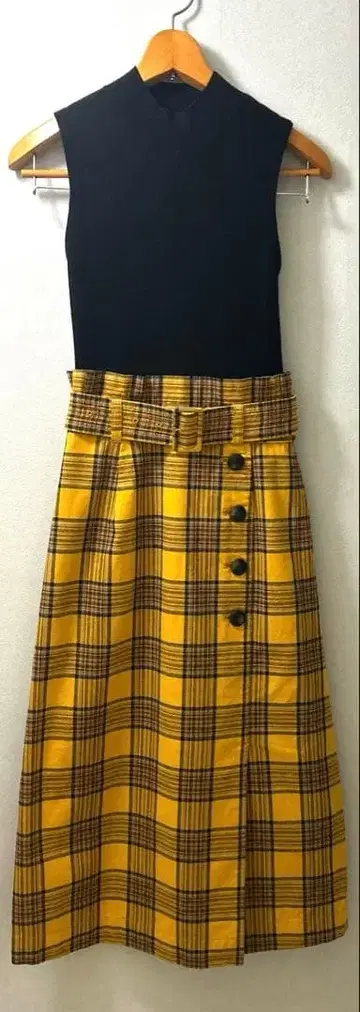 SNIDEL 콤비 니트 원피스 사이즈 0