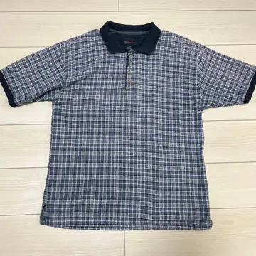 DB Classic 체크 무늬 피케 셔츠 L