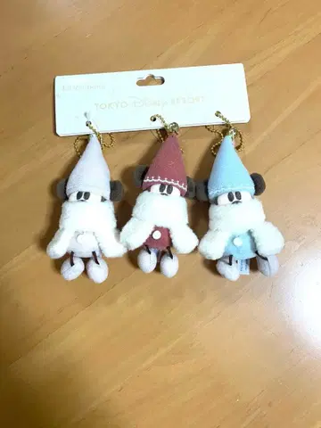 도쿄 디즈니랜드 크리스마스 리루린린 봉제 인형 참 3개 세트