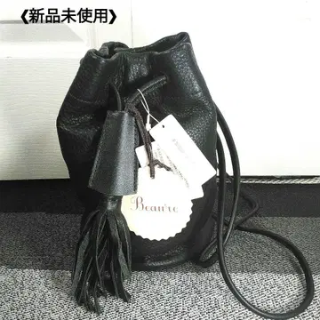 BEAURE  가죽 복조리형 숄더백 미니 백팩 미사용