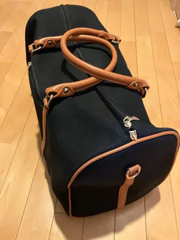 네이비 보스턴 백 캔버스 원단