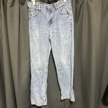 Wrangler 라이트 블루 데님 팬츠 구제 의류