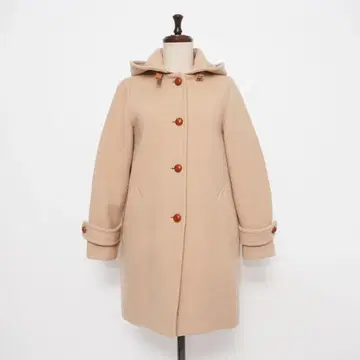 IENA 울 100% 멜톤 코트 베이지 사이즈 36*KD835