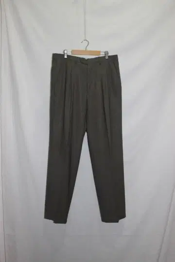 Vintage Ermenegildo Zegna 2턱 울 슬랙스