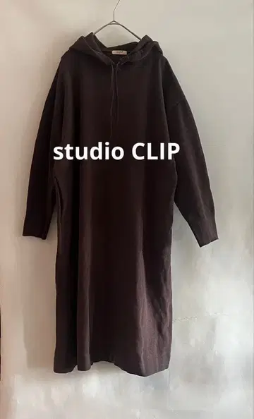 컨디션 최상 studio CLIP 따뜻한 롱 원피스 브라운