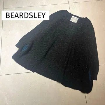 BEARDSLEY 플레어 실루엣 니트 하찌 편직 캐시미어 실크 모헤어