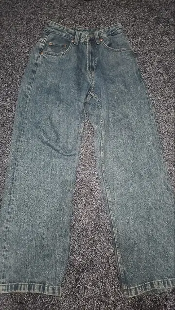 ZARA 스트레이트 데님 라이트 블루 4 포켓