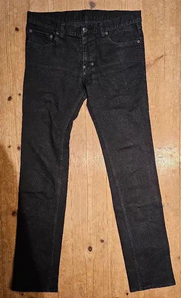 06AW 넘버나인 느와르기 블랙 데님 3 x 30