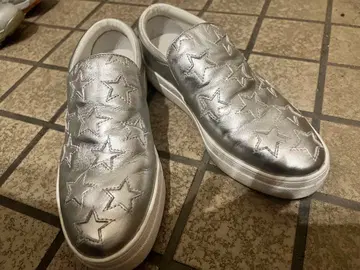 MIO NOTIS 실버 별 패턴 슬립온