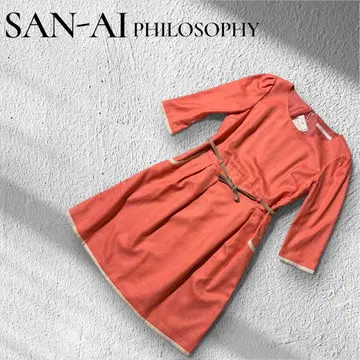 [ 미사용 ] SAN-AI PHILOSOPHY 코랄 핑크 원피스 9호