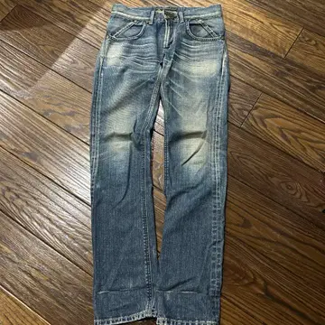 리 스트레이트 데님 블루 E524 S 사이즈