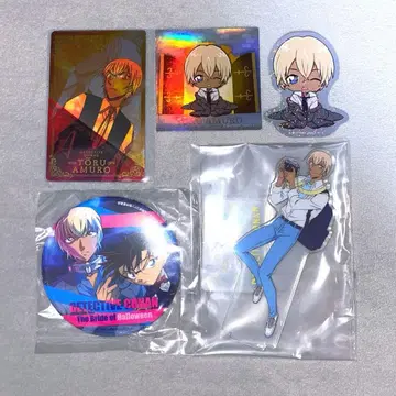 명탐정 코난 할로윈 신부 로손 HMV 한정판 캔뱃지 아무로 토오루 외