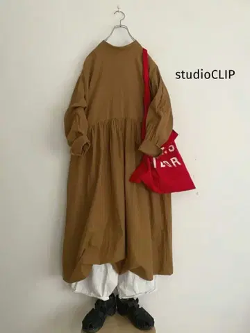 studioCLIP | 스튜디오 클립 허리 절개 롱 원피스