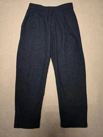 UNIQLO+J 울 블렌드 턱 팬츠 321-445851 허리 73