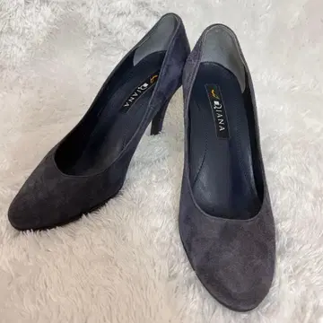 DIANA 다이애나 펌프스 스웨이드 네이비 하이힐