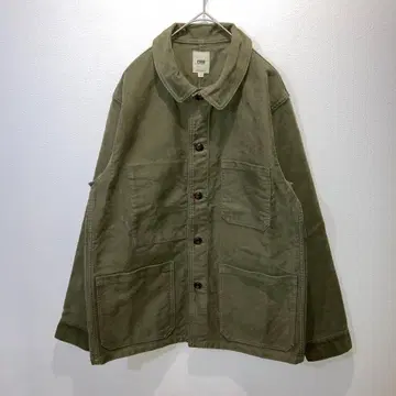 FOB FACTORY 프렌치 몰스킨 자켓 올리브 F2373 M