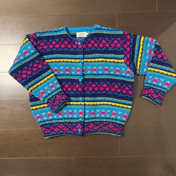 베네통 이탈리아제 80' 빈티지 가디건