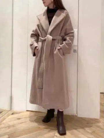 snidel 스나이델 캐시미어 혼방 리버 코트