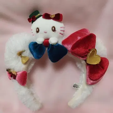 USJ 헬로키티 크리스마스 머리띠 유니버셜