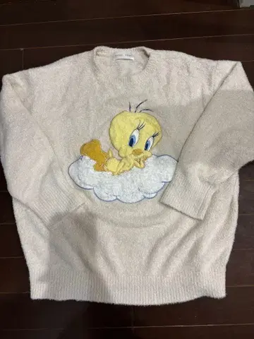 snidel home 트위티 자수 룸웨어