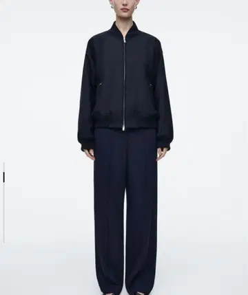 COS 오버 사이즈 울 봄버 자켓