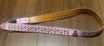 스터드 장식 가죽 벨트 갸루 otogirls