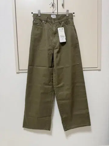 [택 포함 새상품] coen 코엔 와이드 팬츠 S 올리브