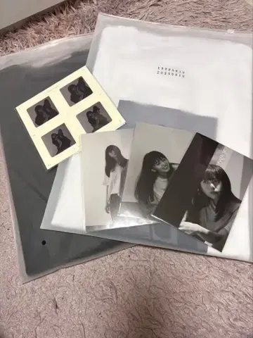 Exclusive A B 사이토 아스카 티셔츠 스티커 엽서 세트