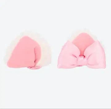 디즈니 마리 헤어 클립 핑크