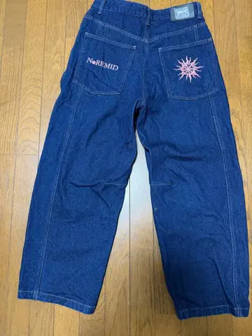 NOREMID 와이드 실루엣 데님 팬츠