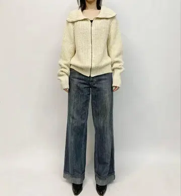 PRISTINE 니트 집업