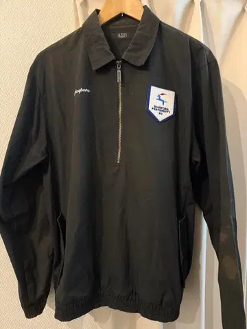Diaspora / Half Zip Football Top BLK L