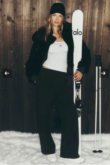 Alo 하이웨스트 파슈트 트라우저 (레귤러)