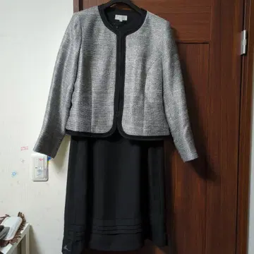 INFINE 원피스 수트 15호 그레이 블랙