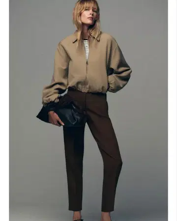 ZARA 벌룬 봄버 자켓 집업 자켓