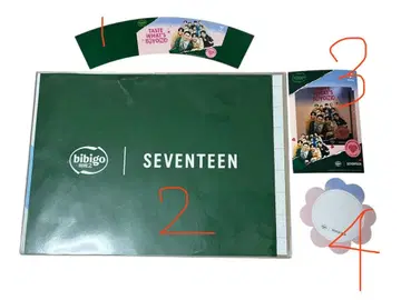 SEVENTEEN 냉동식품 콜라보 아이템 세트