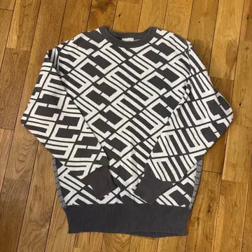 레어! juemi 기하학 자카드 니트