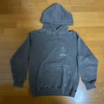 XLARGE 장미 그레이 후드티
