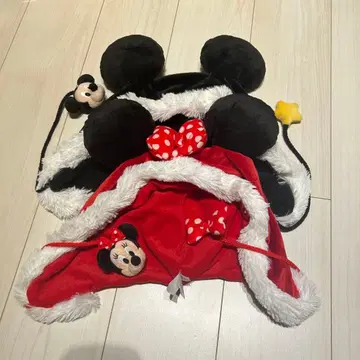디즈니 미키 미니 팬캡 크리스마스 세트