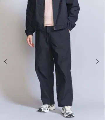 BEAUTY&YOUTH LUMPY 코튼 나일론 치노 팬츠 네이비 M