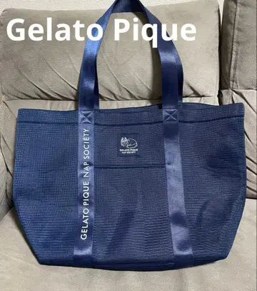 새상품급 젤라또피케 메쉬 사우나 백 네이비