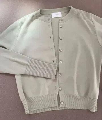 CLANE 민트 그린 가디건 사이즈 2