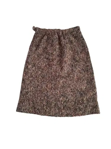 복슬복슬 파일 무릎 아래 기장 스커트 사다리꼴 가을/겨울 성숙 큐트