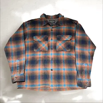 펜들턴 Pendleton 옴브레 오픈 카라 보드 셔츠