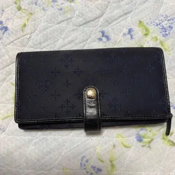 블랙 로고 장지갑